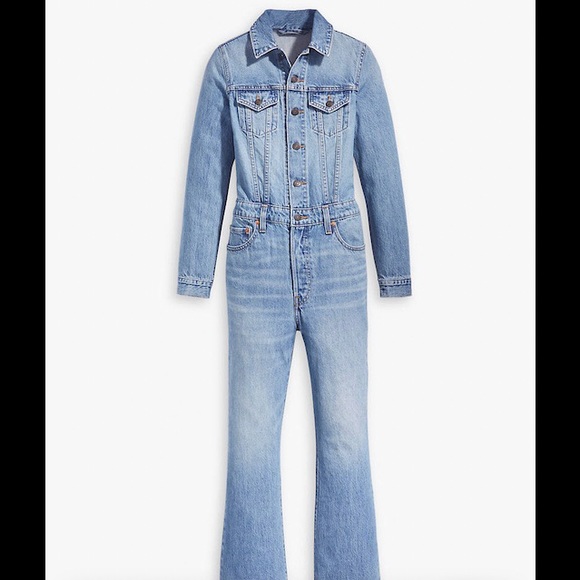 Levi's Pants - LEVIS KICK FLARE DENIM JUMPSUIT (NWT)